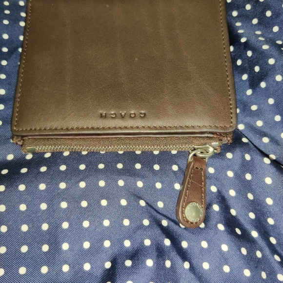 Coach Bifold Wallet with Zippered Coin Pocket - Picture 7 of 16